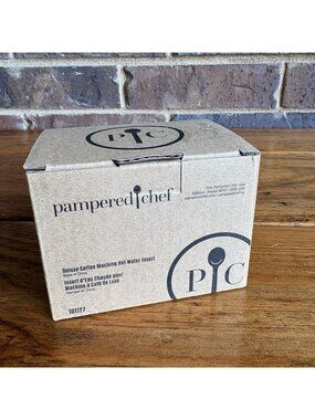 Pampered Chef Deluxe Coffee Machine Hot Water Insert New In Box